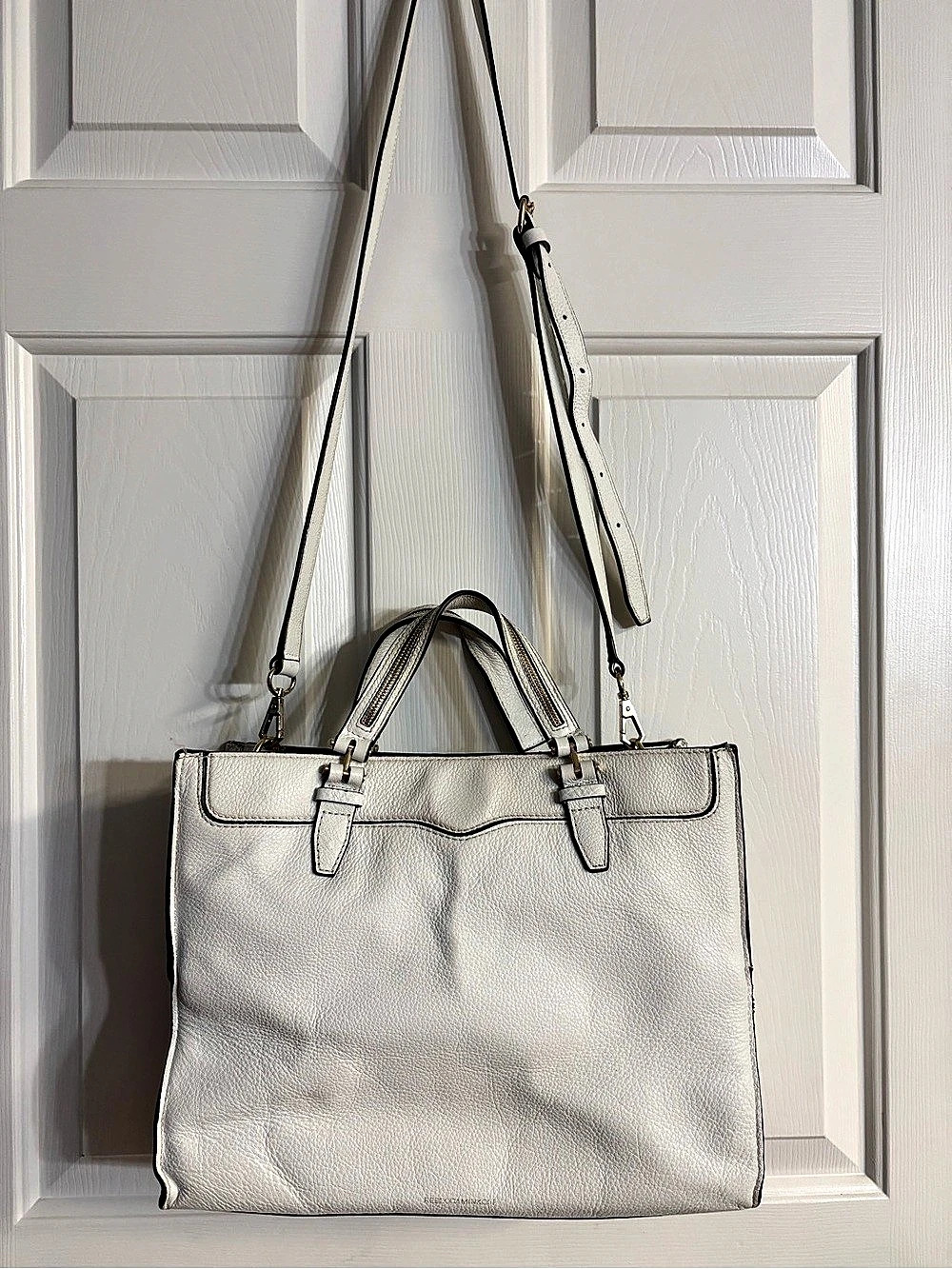 Rebecca Minkoff  Blair White Tote/Hand Bag